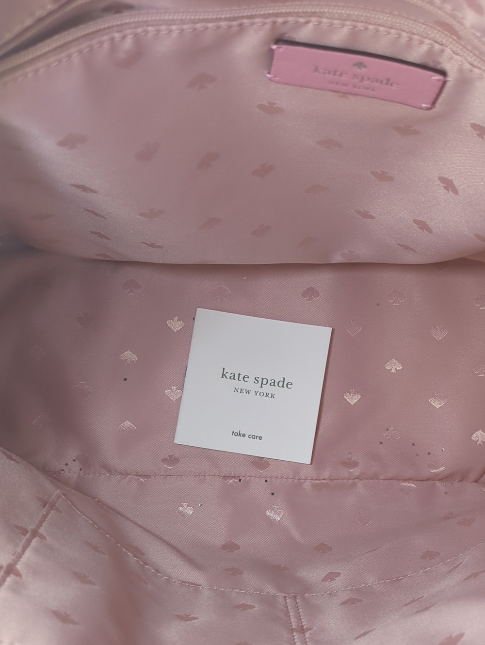 Kate Spade Pink Tote Bag w/ Decorative Scarf NWOT  NOW ONLY $125 - Picture 8 of 9